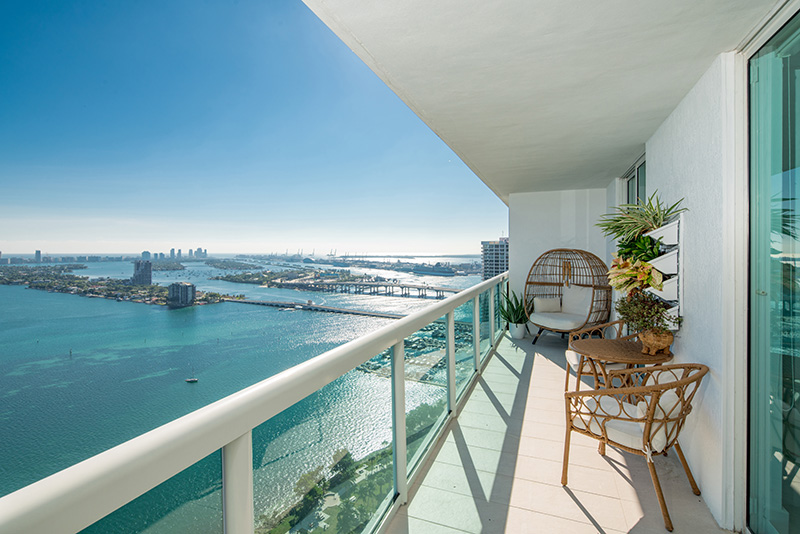 Balcony in Miami Florida